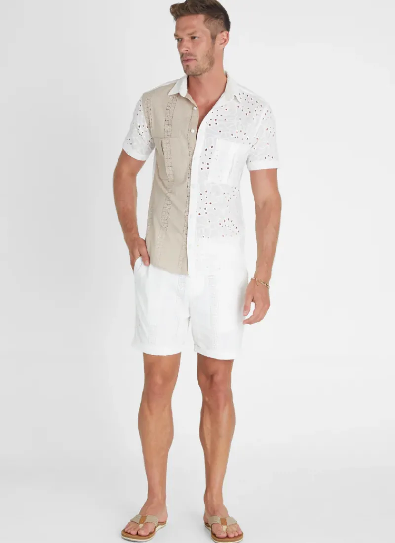 Aqua Blu Tops|Tops^Alabaster Alex Resort Tee