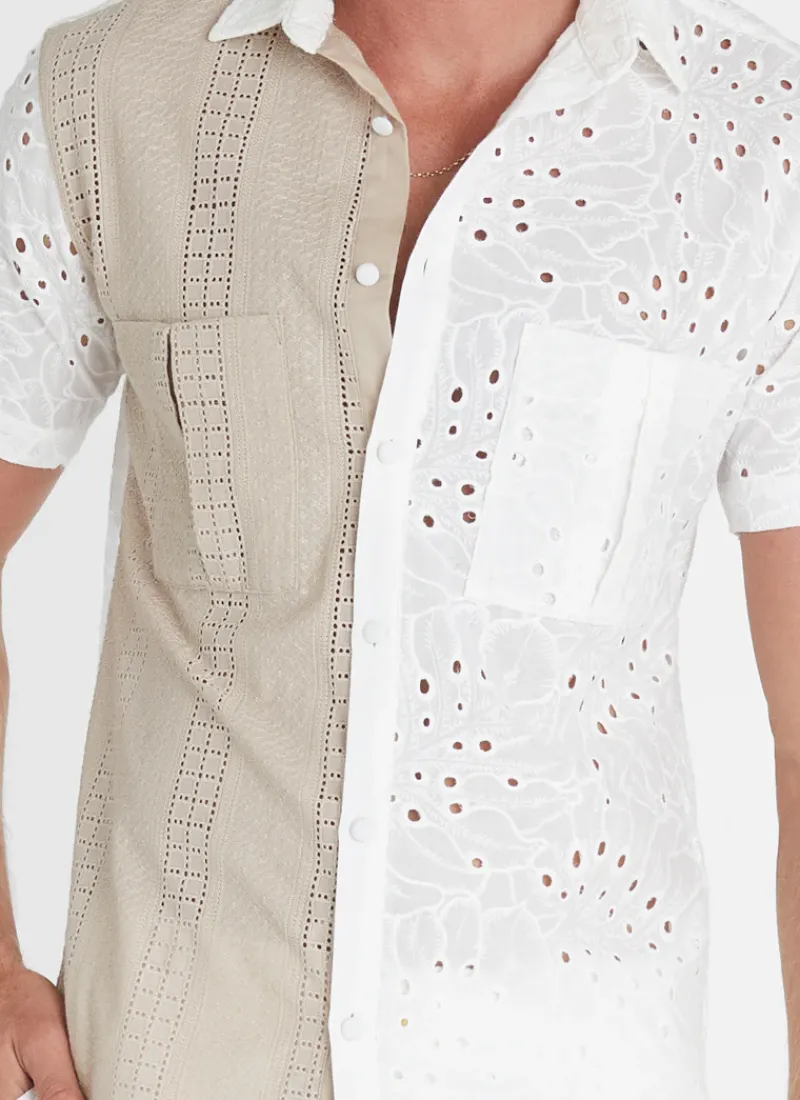 Aqua Blu Tops|Tops^Alabaster Alex Resort Tee