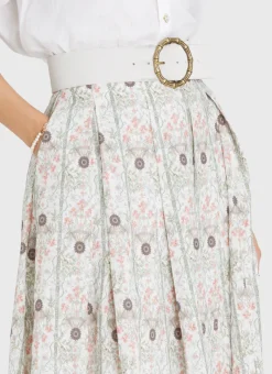 Aqua Blu Skirts|Bottoms^Annette Maxi Skirt (SAMPLE) Amaryllis