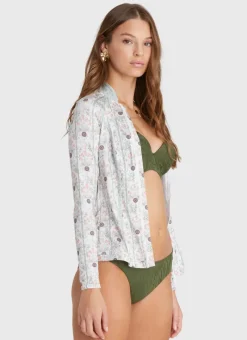 Aqua Blu Rash Guards|Tops^Lyla Rash Guard Amaryllis