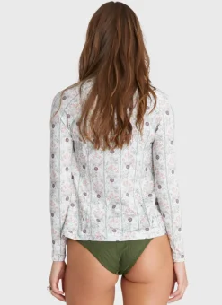 Aqua Blu Rash Guards|Tops^Lyla Rash Guard Amaryllis