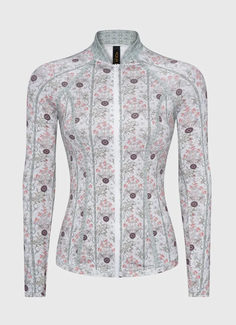 Aqua Blu Rash Guards|Tops^Lyla Rash Guard Amaryllis