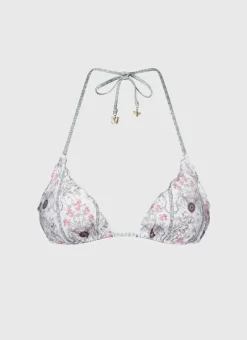 Aqua Blu Tops^Sadie Triangle Amaryllis