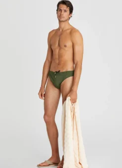 Aqua Blu Racer Briefs^Back to Basics Racer Briefs Olive