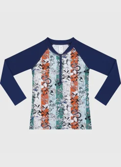 Aqua Blu Shop Juniors (3-7)|Rashies^Long Sleeve Rash Vest Boa