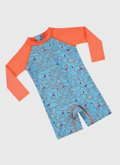 Aqua Blu Shop Infants (00-2)|Sunsuits^Long Sleeve Sunsuit Bowline
