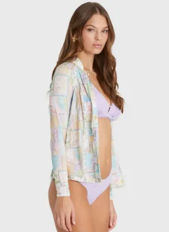 Aqua Blu Rash Guards|Tops^Lyla Rash Guard Brindle