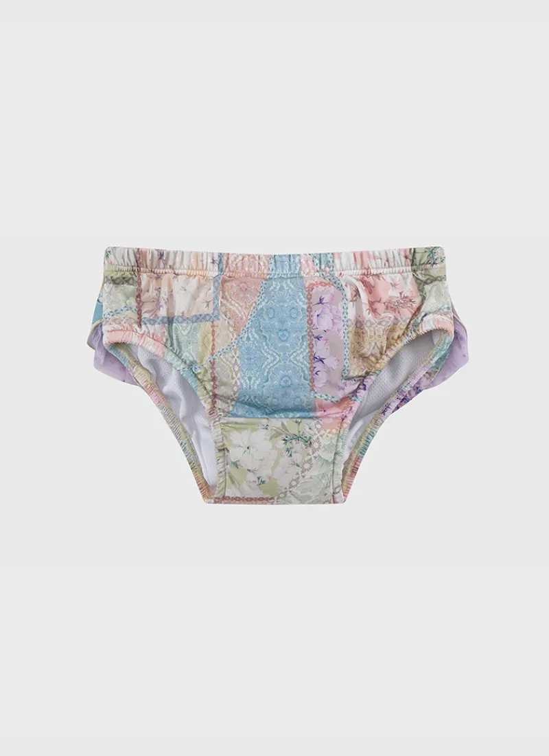 Aqua Blu Shop Infants (00-2)|Bottoms^Swim Nappy Brindle