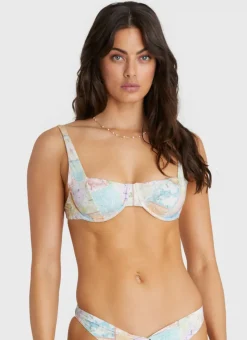 Aqua Blu Tops^Zara Balconette Brindle