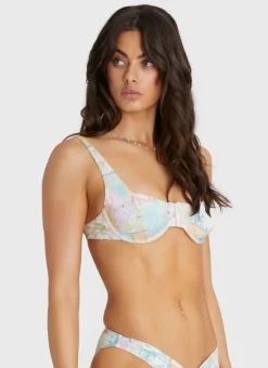 Aqua Blu Tops^Zara Balconette Brindle