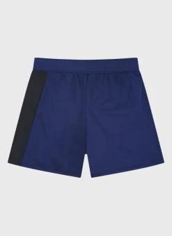 Aqua Blu Boardshorts|Bottoms^Building Blocks Lycra Swim Shorts