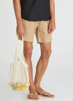 Aqua Blu Bottoms|Bottoms^Connor Shorts Caramel