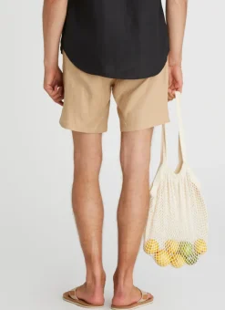 Aqua Blu Bottoms|Bottoms^Connor Shorts Caramel