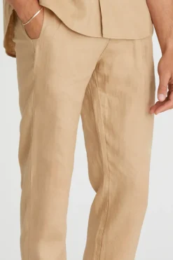 Aqua Blu Bottoms|Bottoms^Jake Pants Caramel