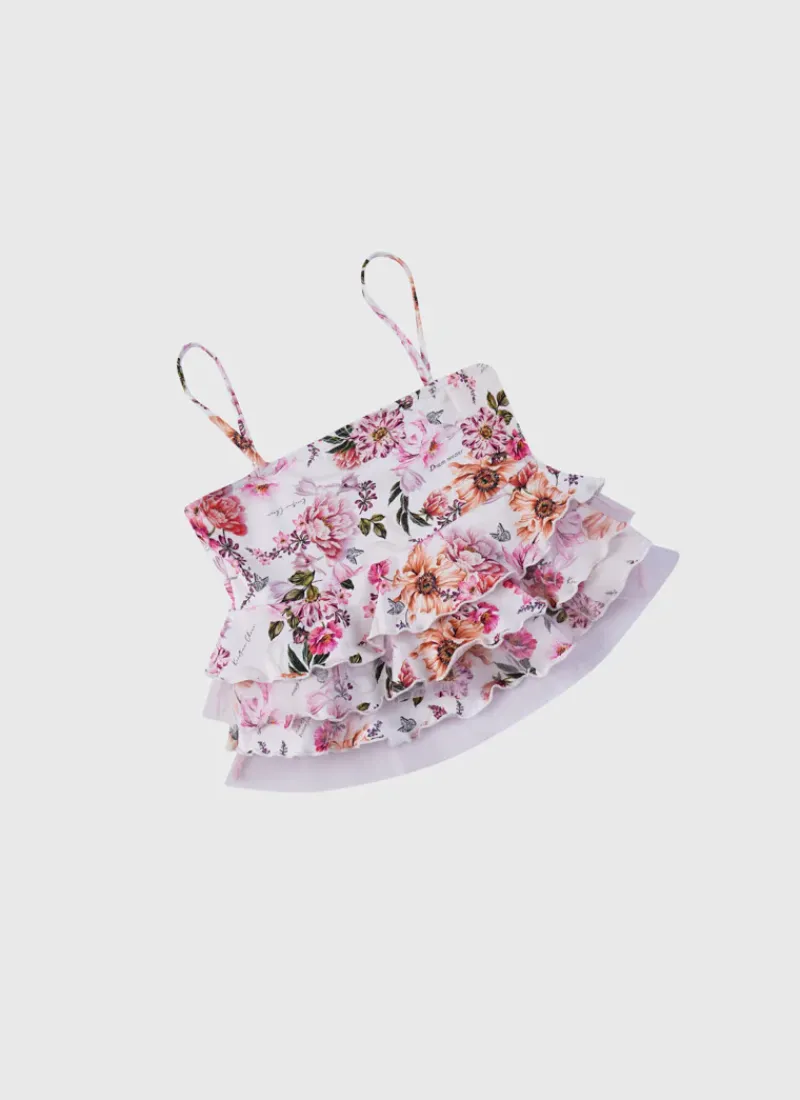 Aqua Blu Sets^Tiered Frill Bikini Set Chase