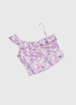 Aqua Blu Shop Teens (8-16)|Sets^One Shoulder Bikini Set Cherry Blossom