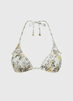 Aqua Blu Tops^Aaliyah Triangle Clementine