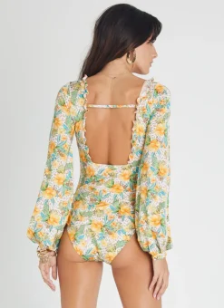 Aqua Blu One Pieces^Lizza One Piece Dahlia