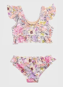 Aqua Blu Shop Juniors (3-7)|Sets^Frill Bikini Set Daisy