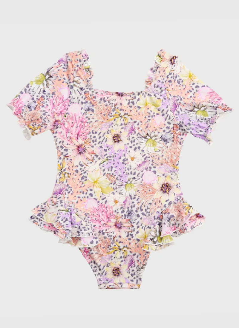 Aqua Blu Shop Juniors (3-7)|One Pieces^Short Sleeve One Piece Daisy