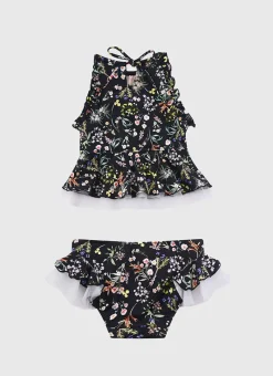 Aqua Blu Shop Juniors (3-7)|Sets^Halter Neck Bikini Set Dandelion