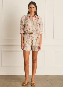 Aqua Blu Tops^Blake Shirt Dianthus