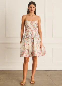 Aqua Blu Dresses^Simone Mini Dress Dianthus