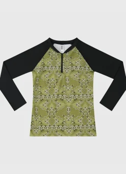 Aqua Blu Shop Teens (8-16)^Long Sleeve Rash Vest Driftwood