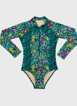 Aqua Blu Shop Teens (8-16)|One Pieces^Long Sleeve One Piece Elm