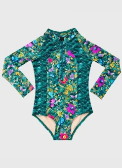 Aqua Blu Shop Juniors (3-7)|One Pieces^Long Sleeve One Piece Elm