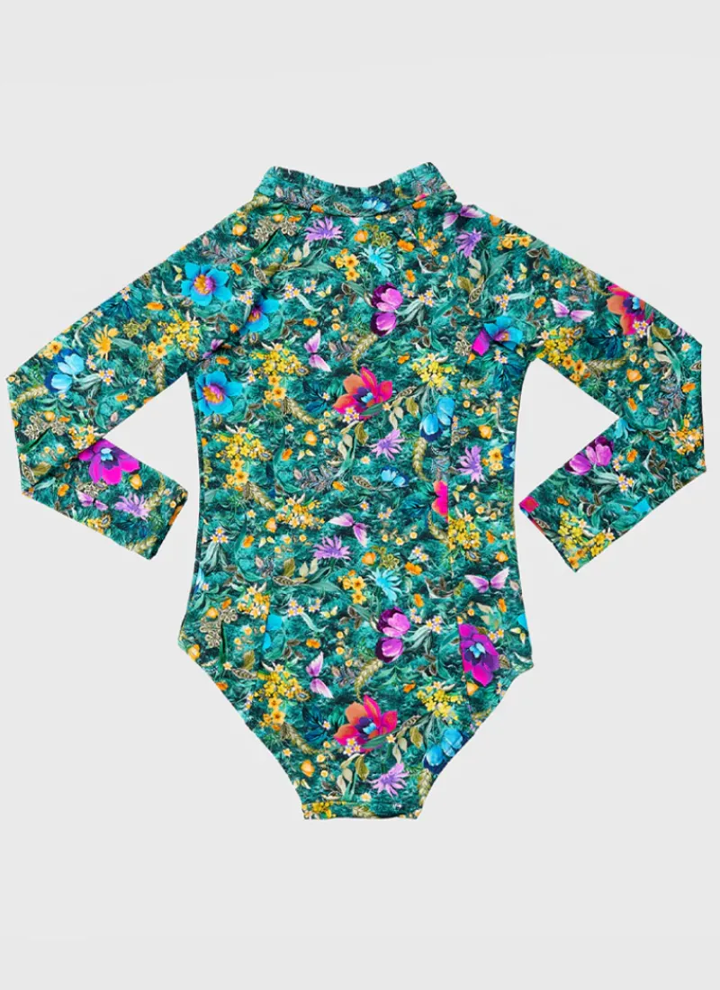 Aqua Blu Shop Juniors (3-7)|One Pieces^Long Sleeve One Piece Elm