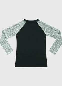 Aqua Blu Shop Teens (8-16)|Rashies^Long Sleeve Rash Vest Evergreen