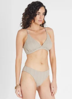 Aqua Blu Bottoms^Fawn Charlize Classic Pant Beige