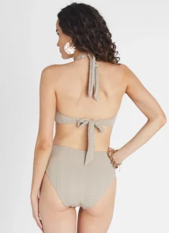 Aqua Blu Bottoms^Fawn Margot High Waist Pant Beige