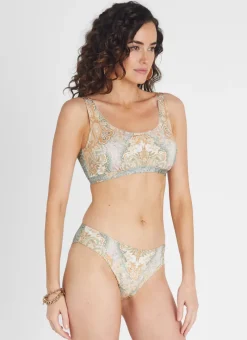 Aqua Blu Bottoms^Charlize Classic Pant Floret