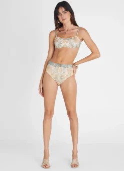 Aqua Blu Bottoms^Marilyn High Waist Pant Floret