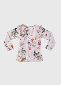 Aqua Blu Rashies^Long Sleeve Rash Vest Flutter