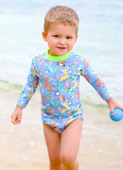 Aqua Blu Shop Infants (00-2)^Long Sleeve Rash Vest Forest Adventures