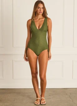 Aqua Blu One Pieces^Jacquelin DD/E Cup One Piece Foret