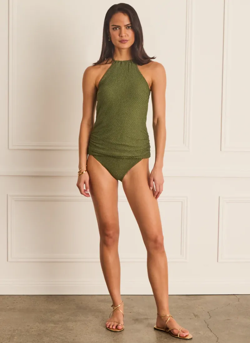 Aqua Blu Singlet Tankini^Lawley Tankini Foret