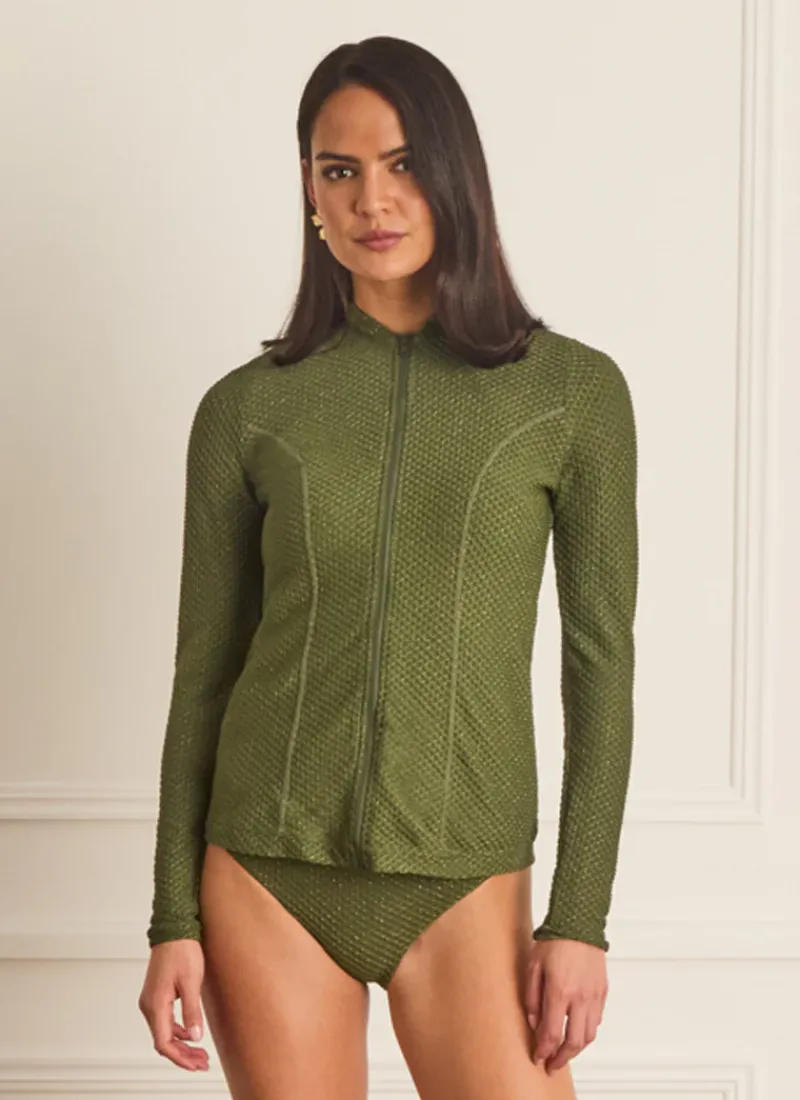 Aqua Blu Rash Guards^Lyla Rash Guard Foret