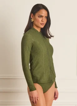 Aqua Blu Rash Guards^Lyla Rash Guard Foret