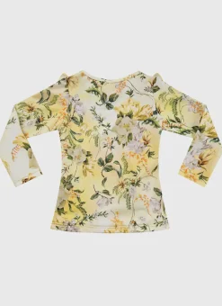 Aqua Blu Rashies^Long Sleeve Rash Vest Holly