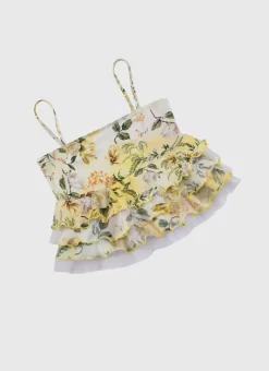 Aqua Blu Sets^Tiered Frill Tankini Set Holly