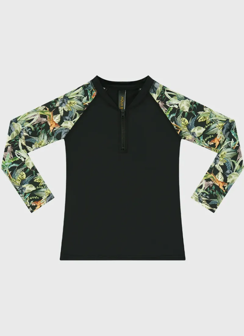 Aqua Blu Shop Juniors (3-7)|Rashies^Long Sleeve Rash Vest Labyrinth