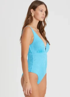 Aqua Blu One Pieces^Alana DD/E Cup One Piece Lapis