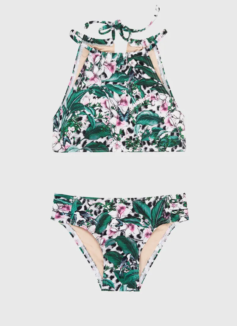 Aqua Blu Shop Juniors (3-7)^Lily Halter Bikini Set Lily-1