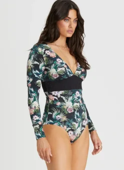 Aqua Blu One Pieces^Kerrie One Piece Lisanthus