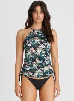 Aqua Blu Singlet Tankini|Tops^Lawley Tankini Lisanthus