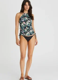 Aqua Blu Singlet Tankini|Tops^Lawley Tankini Lisanthus